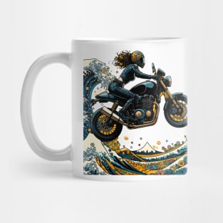 Motorcycle Girl Mug